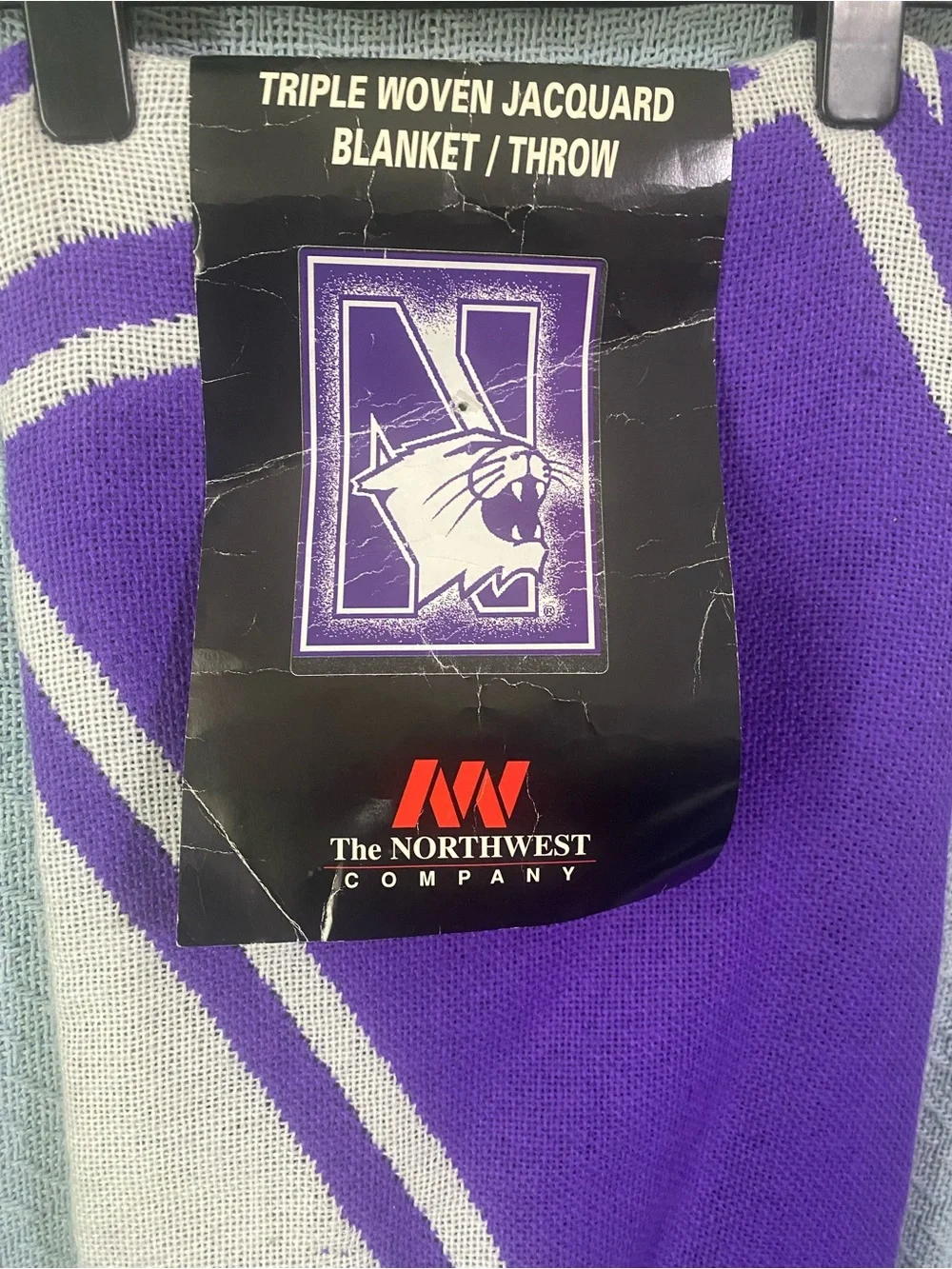 Northwestern Wildcats Purple and White Kids Scarf